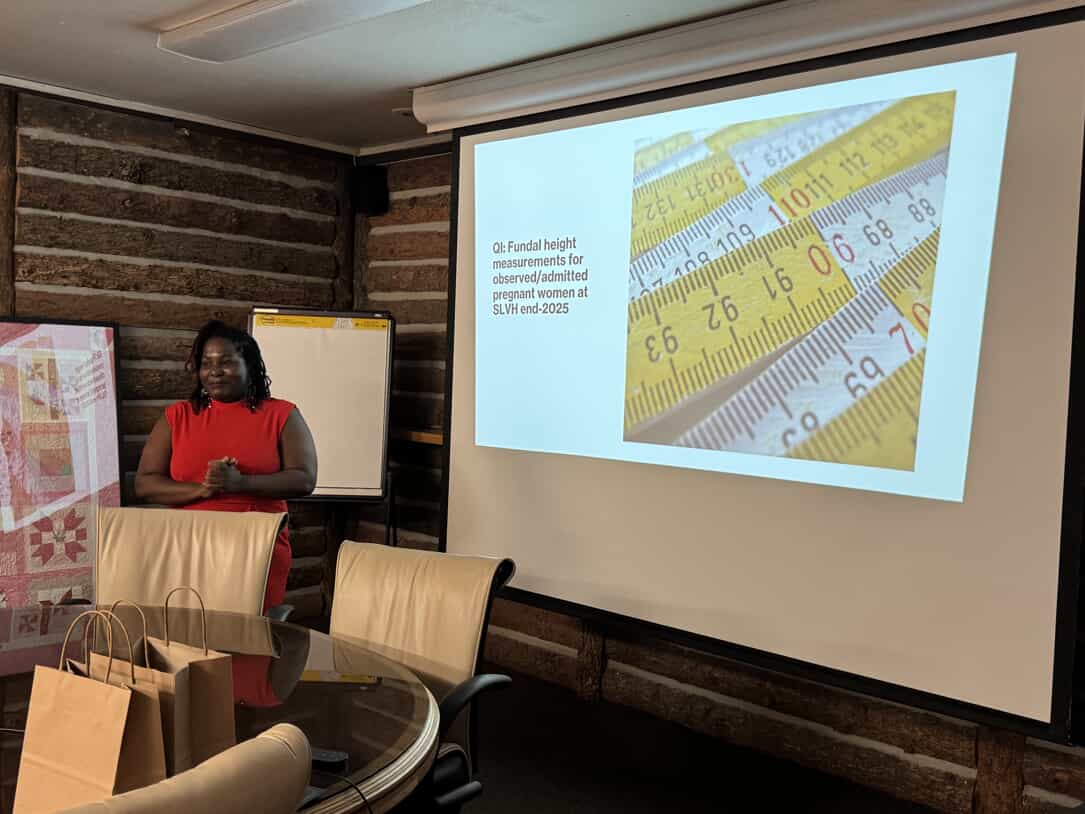 Love Genie Jean Baptiste gives presentation.