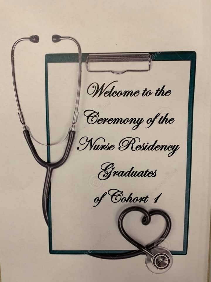 welcome to nurse residency graduation first cohort